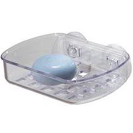 Homestyle Soap Dish Suction Clear 19600